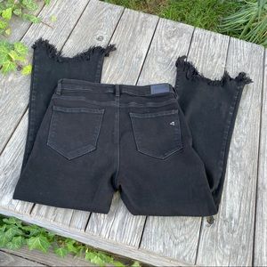 Hidden Skinny Crop Flare Jeans